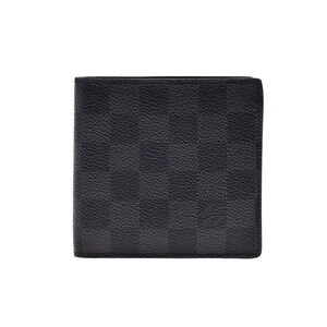 Louis Vuitton Graphite Black Portefeuille Wallet Marco Bifold